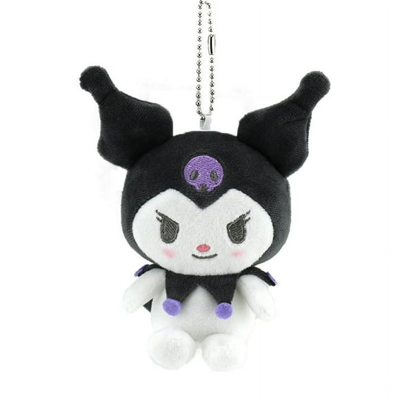 New Kuromi Plush Doll Pendant Little Devil Cartoon Cute Doll Kuromi Bag Jewelry Girl Kids Toys Christmas Gift Birthday giftLG619