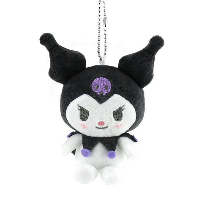 Nuevo colgante de muñeco de peluche Kuromi, pequeño diablo de dibujos animados, lindo muñeco Kuromi, bolso, joyería para niña, juguetes para niños, regalo de Navidad, regalo de cumpleaños