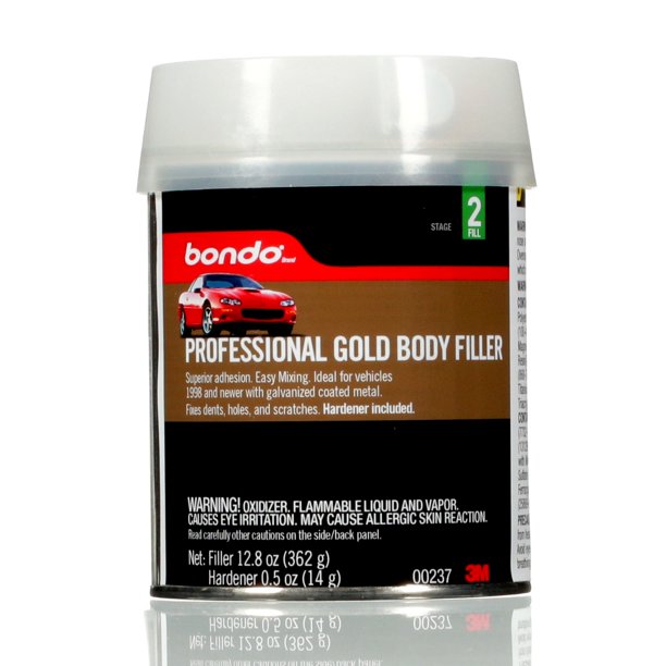 Bondo Professional Gold Filler, 00237, 12.80 oz.