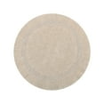 thumbnail image 3 of Better Trends Round Bath Mat 30" Diameter Elegant Reversible Bath Rug, Extra Soft Cotton for Ultimate Comfort, Absorbent, Ideal for Half Baths and Powder Rooms, (Sand) Lux Collection, 3 of 6