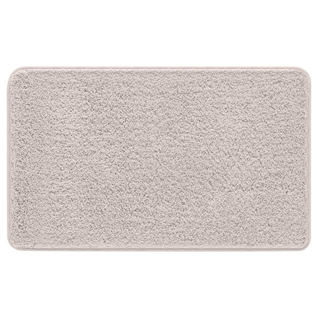Ohufall Non Slip Shower Mat Washable Rugs Bathroom Rugs Solid Color Thick Fiber Absorbent Non Slip Floor Mat For Home Bathroom Door