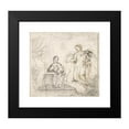 thumbnail image 2 of Pedro Duque y Cornejo 21x20 Black Modern Framed Museum Art Print Titled - The Annunciation (Angel Approaching from the Right) (1700-1750), 2 of 5
