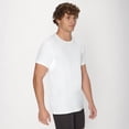 thumbnail image 6 of Hanes Men's Sweat Block T-Shirt, Crewneck, White, 3-Pack, 6 of 10