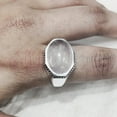 thumbnail image 4 of Rose Quartz Mans Ring, Natural Rose Quartz ring, Silver Jewelry, 925 Silver Ring, Birthday Gift, Heavy Mens Ring, Arabic Design, Ottoman Style Ring, Christmas, Turkey Mens Signet Ring, 4 of 6