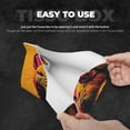 thumbnail image 5 of Lsque Watercolor Glasses Guinea Pig Printed Long Tissue Box Cover Holder, Facial Paper Organizer Dispenser,Triangle with Bottom Belt, PVC Leather Decorative Organizer, 5 of 9
