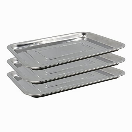 Stainless Steel Tattoo Tray for Dental Medical Piercing Tattoo Supplies - 3