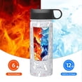thumbnail image 6 of Yiaed Fun Rabbit Print Water Bottle with Straw Lid, Stainless Steel Double Wall Insulated Water Bottle | Leak-Proof and Spill-Proof Water Bottle, 6 of 8