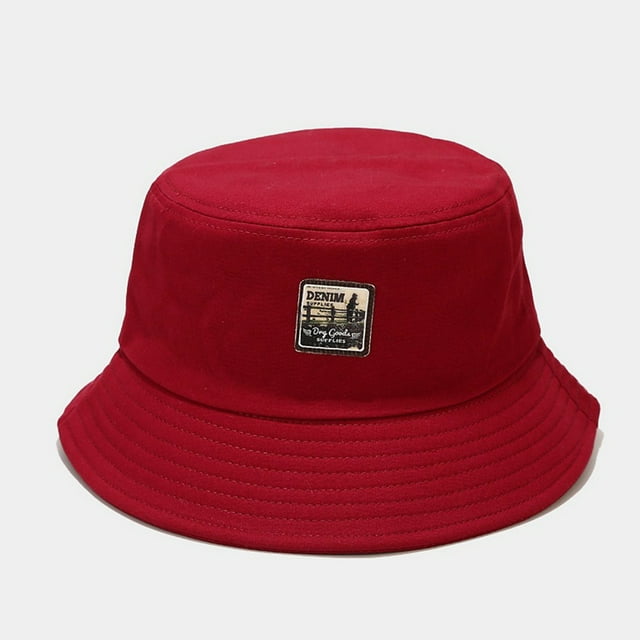 Chapeaux Bob à Moins de 10 $ Rouges Mode pour Femmes Impression Pare-Soleil Chapeau de Pêcheur Chapeau Bob Chapeau Bob d'Extérieur