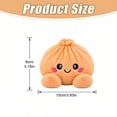 thumbnail image 3 of Rainbow Dumpling Pillow Cute Plush Stuffed Steamed Bun Pillow Stress Squeeze Toy Soft Stretch Decompression Fidget Toy for Adults Sensory Toy, 3 of 7