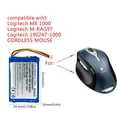 thumbnail image 1 of Batería de Litio Recargable HXJNLDC 3.7v 2100mAh Repuesto para Logitech MX1000, 1 of 2