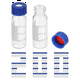 thumbnail image 1 of Vial de Muestreador Automático de 2 Ml, Viales de HPLC/ 9-425, Viales Transparentes de Laboratorio, Viales de Muestra, Tapa de Rosca, de Escritura, 200 Piezas, 1 of 5