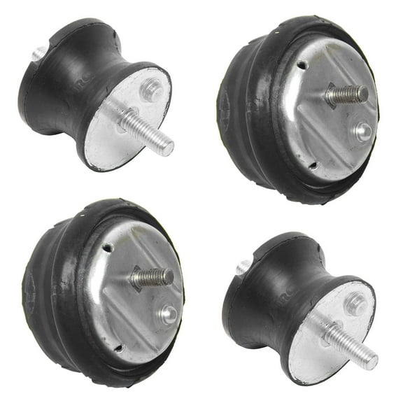 TRQ Engine Motor & Transmission Mounts Kit Set of 4 for BMW 3 Series E36 E46 MTA34404 Fits select: 2001-2006 BMW 325, 2003-2005 BMW Z4