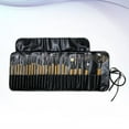 thumbnail image 1 of GOOHOCHY 24Pcs Professional Makeup Brush Set with Assorted Colors Nylon Bristles and Wooden Handles, 1 of 7
