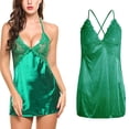 thumbnail image 4 of Señoras Babydoll Lencería Encaje Ropa de dormir erótica T-back Set Slip Dress METRO Zulema Lencies para mujer, 4 of 8
