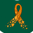 thumbnail image 4 of Inktastic Leukemia Awareness with Orange Ribbon Made of Hearts Boys or Girls Baby Bib, 4 of 4