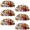 Multicolored, variant on PhooArto 6 Pcs Cup Drawer Pulls, Music Notes Violin Leaf Painting Shell Shape Handles Cabinet Knobs for Dresser Cupboard Closet Wardrobe with Screws