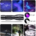 thumbnail image 3 of Linterna UV, linterna LED 2 en 1, 500 lúmenes, 4 modos, negra Rojo Verde, 3 of 5