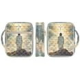 thumbnail image 7 of TSOVTHRID Jesus Cross Cloud Print Bible Cases for Christian, Quilted Bible Cover with Zipper Closure, Portable Bibles Protective Cover for Women Men, 10.6 x 8.3 x 2.2 Inch, 7 of 7