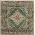 thumbnail image 3 of Unique Loom Isabella Collection Area Rug - Rossellini (6' 1" Square Green/Blue), 3 of 9