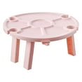 thumbnail image 2 of Table à Vin Pliable, Table de Plateau à Collations d'Extérieur Stable Multifonction pour la Plage pour le Camping, 2 of 8
