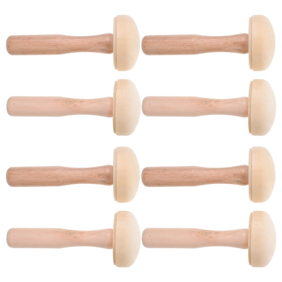unbranded  10 Pcs Knitting Mushroom Wooden Tool Multi-function Grow Kit Mushrooms at Home