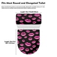 thumbnail image 7 of HELLHERO Toilet Cover Set 2-Piece Washable and Reusable Soft Toilet Seat Cover Adjustable, 7 of 7