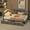 Gray, variant on MODERNLUXE Twin Size Daybed with 2 Drawers,L-Shaped Day Bed Frame with LED Lights,Charging Station and Storage Headboard,No Box Spring Needed,Gray