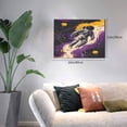 thumbnail image 2 of Logiee Astronaut Floating purple Space Print Canvas Wall Art,Canvas Picture Prints with Frame, Wall Art Decorative,Canvas Decorative,Suitable for Living Room Bedroom Office Room 30x40, 2 of 6