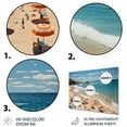 thumbnail image 3 of Designart "Paradise for Surfers I" Nautical & Beach Metal Wall Decor, 3 of 5