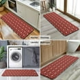 thumbnail image 6 of Red Christmas Tree Pattern Kitchen Rug Mat,Kitchen Runner Rugs Non Skid Washable,Decorative Kitchen Floor Mats for Kitchen,Sink,Laundry,17"x47.2", 6 of 7