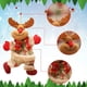 thumbnail image 4 of Decoración navideña colgante, 8 piezas Adornos navideños Decoración Papá Noel Muñeco de nieve Reno Oso Muñeca Adornos de árbol de Navidad para fiesta de Navidad, árbol de Navidad, gabinete, regalo JAMW Sencillez, 4 of 5