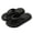 Black-A, variant on EVA Women's Fashionable Slippers Beach Thong Sandals Casual Open Toe Nonslip Slide Slippers for Indoor Outdoor Setting