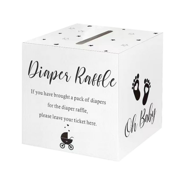 Billets de Tombola pour Couches, Jeu de Douche pour Apprenants, Fête de Révélation de Genre, Centre de Table Décoratif, Activité Interactive pour Invités, Cartes en Carton, Entrée pour Tirage de Prix