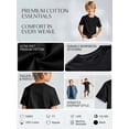 thumbnail image 4 of Boys Graphic Tees Rockin Around The Classroom Christmas Tree Short Sleeve Kids T-Shirt, 100% Cotton Soft Casual Tops for Children, 4 of 5