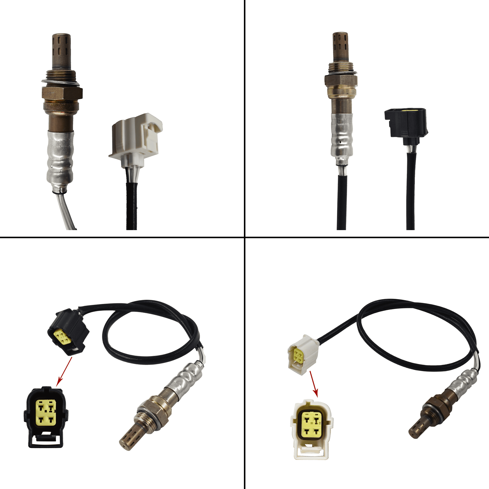 LABLT 4pcs Upstream+ Downstream Oxygen Sensor for 2002 2003 Jeep Liberty V6 3.7L