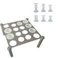 thumbnail image 5 of UNTERING Resin Chess Set Silicone Mold Accessory Metal Chess Item Holder Chess Display Stand Silicone Chess Making Moulds, 5 of 5