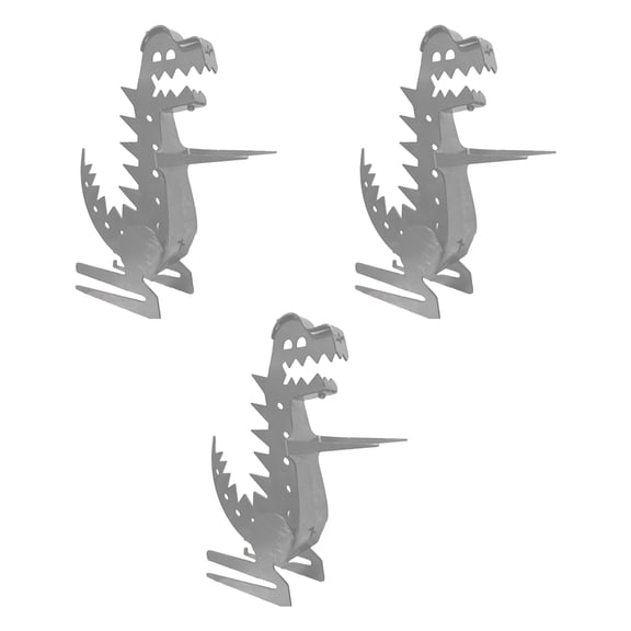 Shoreew Dinosaur Hot Dog Rack Funny Dinosaur Shape Grill Sausage Rack BBQ Cooking Tools for Outdoor Picnic Camping Parties