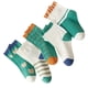 thumbnail image 2 of 5 pares de calcetines para niños de algodón suave con bonito patrón de oso, transpirables, cómodos, acolchados, calcetines para niños y niñas S, adecuados para 1 a 3 años, 2 of 5