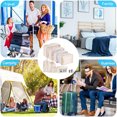 thumbnail image 3 of 9Pcs Storage Bags Set Multifunctional Tidy Suitcase Organizer Bag Organizers Large Cosmetic Toiletries Pouch Wardrobe Vacation Compression Suitcase Beige, 3 of 7