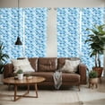 thumbnail image 2 of Ambesonne Moroccan Window Curtains, Mosaic Pattern, Each 28" W x 84" L, Pale Blue, 2 of 5