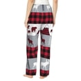 thumbnail image 3 of Daiia Buffalo Plaid Forest Women's Sleep Pant with Pockets and Drawstring,Pajama Pants-XX-Large, 3 of 9