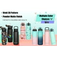 thumbnail image 4 of Oldley Insulated 20oz Stainless Steel Kids Water Bottle with Straw & 3 Lids,Leakproof and Bpa  Free, 4 of 10