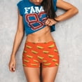 thumbnail image 3 of Fotbe tortilla tacos Shorts Sin Costuras – Shorts Deportivos de Cintura Alta para Mujer, Elásticos para Gimnasio, Yoga, Running o Ciclismo-Medium, 3 of 8