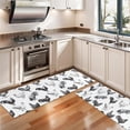 thumbnail image 3 of Kitchen Rugs Sets Of 2,White Chicken Sketch Pattern Anti Fatigue Kitchen Mat Rugs Non Slip Washable,Decorative Kitchen Floor Mats for Kitchen,Sink,Laundry,17"X47", 3 of 5