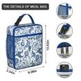 thumbnail image 3 of Flower Insulated Lunch Box Men Reusable Lunch Tote Bag Lightweight Lunch Tote Portable Bag Work Camping, 3 of 6