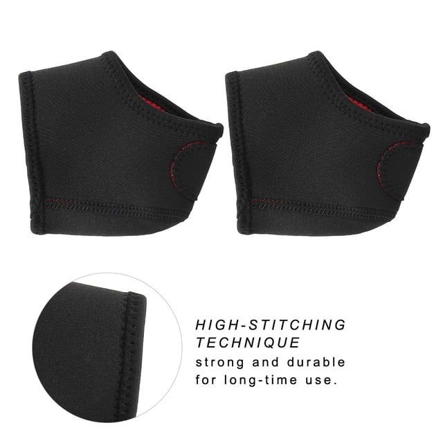 Peahefy Heel Protective Wrap,Unisex Anti-cracked Heel Protection Wrap Brace Heel Sock Pain Relief Keep Warm, Heel Protection Wrap