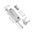 thumbnail image 4 of Shisuyan Exterior Slide Bolt Zinc Alloy Simple Design for Daily Use 1Set, 4 of 8