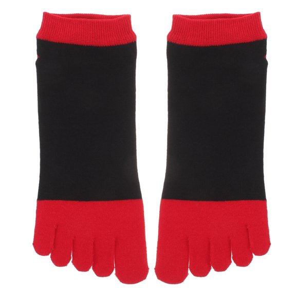ETEREAUTY 1 Pair Durable Cotton Toe Separator Socks, Skin-Friendly, Warm, Short Socks Perfect for Sneakers and Daily Wear