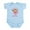 Sky Blue, variant on CafePress - Monkey Future Big Sister Infant Bodysuit - Baby Light Bodysuit, Size Newborn - 24 Months