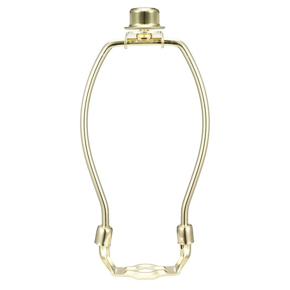 Uxcell 12" Height Lamp Harp Finial Holder Set Floor Socket Polished Brass